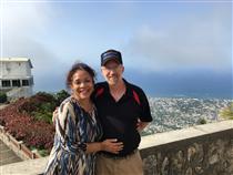 Wife Julie and Me in the Dominican Republic